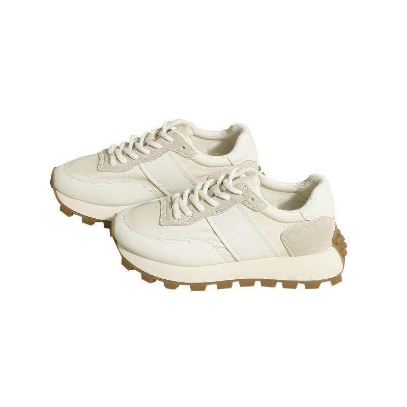 Dad shoes women's 2025 spring and summer new casual sports shoes thick-soled heightening little white shoes small waist waffle Forrest Gump shoes