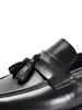 Men's Genuine Leather Tassel Loafers: Business Casual & Wedding Slip-on Shoes