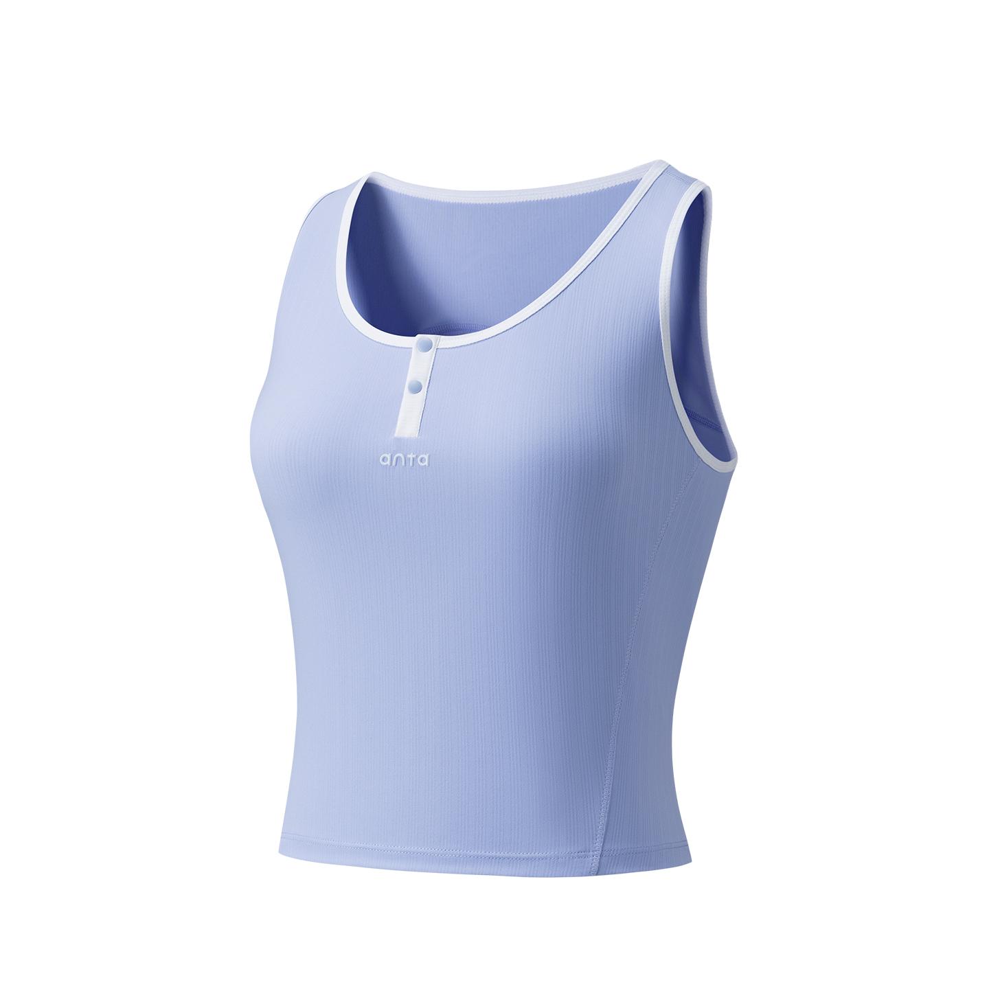 Anta Womens Knitted Summer Vest 2026 Women tops Light-Purple 962627105-2 XS