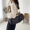 Cute Nylon Crossbody Bag Canvas Printing Handbag Sweet Polka Dot Shoulder Bag  Ladies