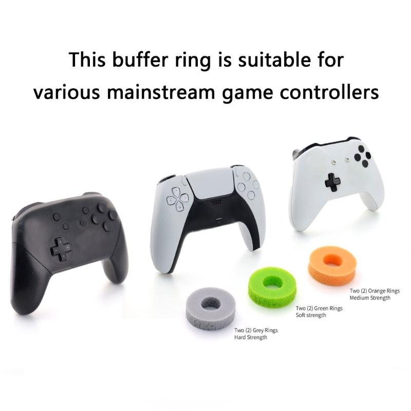 6pcs Aim Assist Rings Motion Control Rings for Game Controller Auxiliary Rings Wear Resistant Rings