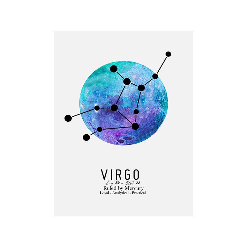 12 Constellation Art Canvas Poster Nordic Nursery Print Baby Kids Bedroom Decor 12 Constellation Art Canvas Poster Nordic Nursery Print Baby Kids Bedroom Decor