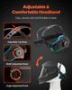 Welding Helmet Auto Darkening, 100 X 80 Mm True Color Welding Hood, Solar-Powered Welder Mask 4 Arc Sensors, Wide Shade 4/5-9/9-13 for TIG MIG Weld
