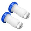 2pcs Bike Lights LED Adjustable 20 Meters Visible Handlebar Turn Signals with Built In Batteries for Bicycles