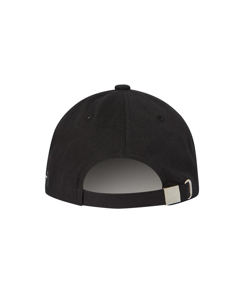 BEYOND CLOSET New Logo Stitch 16-Count Washed Cotton Cap Black