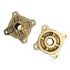 1 Pair 4 Stud 24T Spline Rear Axle Wheel Hubs 25mm for 125cc 150cc 200cc Go Kart ATV Quad