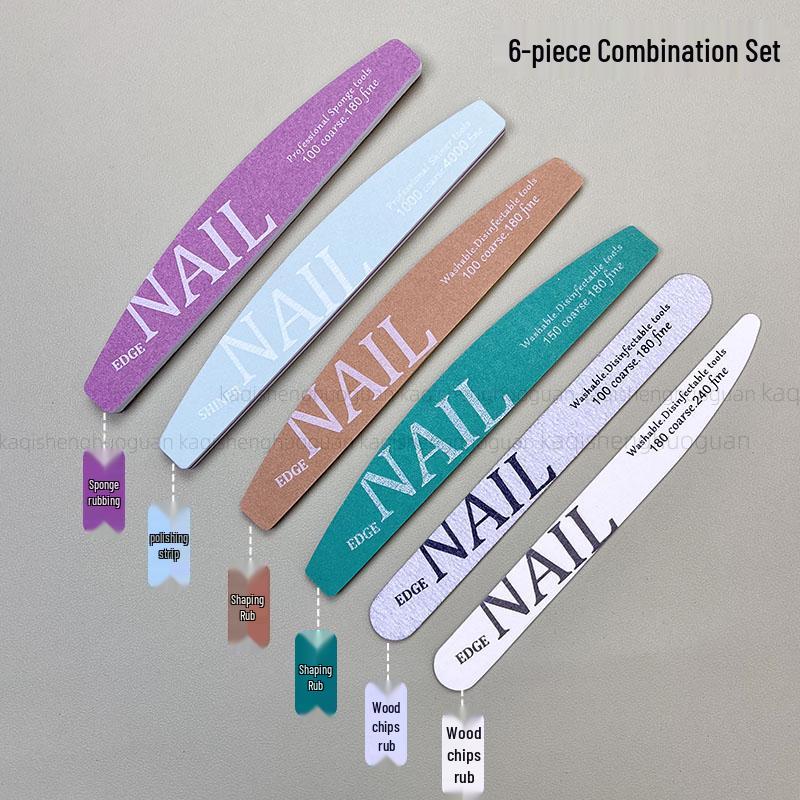 Washable Wear-Resistant Nail Shaping and Polishing Block
