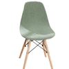 New Leaf Waterproof Shell Chair Cover Solid Color Jacquard No Armrests Chair Cover Heterosexual Dustproof Chair Cover