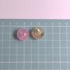 Acrylic 16mm Straight Hole Gradient Ball Colorful Beaded Pen Beads for DIY Mobile Phone Diy Pen Accessories
