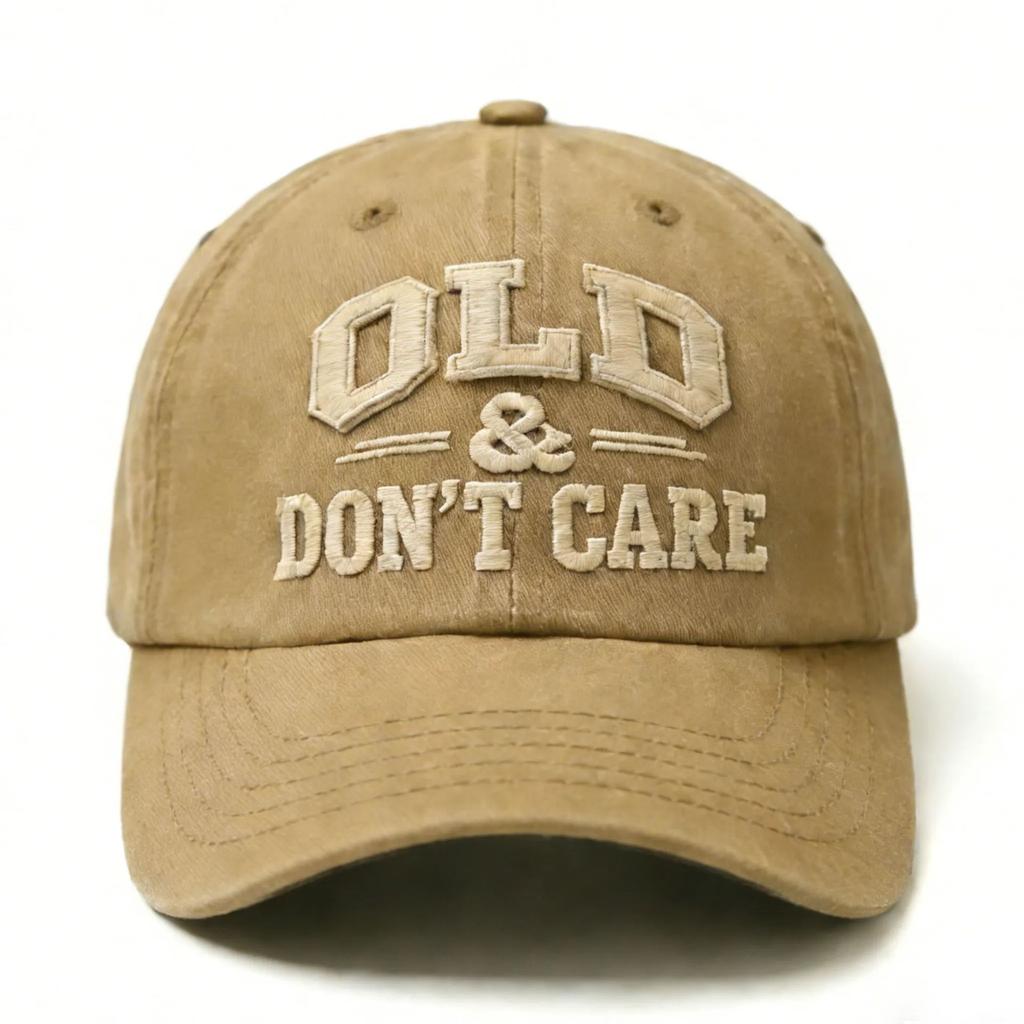 Adjustable Baseball Cap Embroidered Distressed Baseball Cap Embroidery Baseball Cap Comfortable For Gifting Outdoor Activities