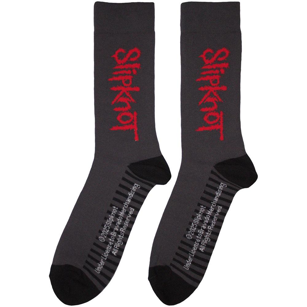 Slipknot Unisex Adult Vertical Logo Socks
