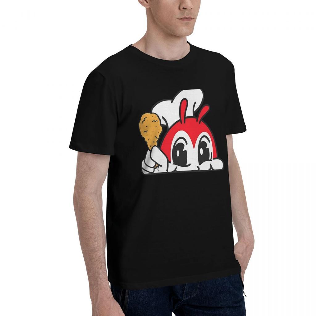 JOLLIBEE PEEKING CUTE CHICKEN JOY FILIPINO STICKER 100 Cotton Casual Breathable Confortable TShirt Designer Clothes Men Men