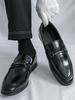 Classic Men's Dress Shoes Retro Formal Leather Shoes Men Oxfords Social Wedding Loafers Office Casual Business Leather Shoes Man