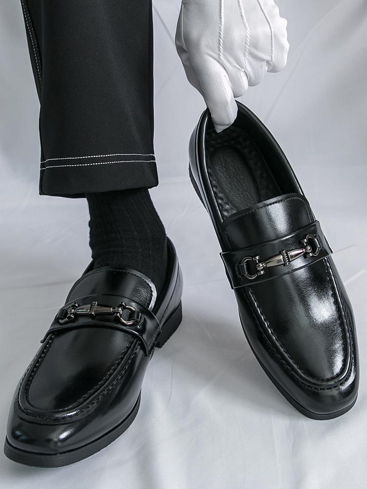 Classic Men's Dress Shoes Retro Formal Leather Shoes Men Oxfords Social Wedding Loafers Office Casual Business Leather Shoes Man