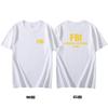 FBI FBI Agent Short-sleeved T-shirt Men's Cotton Casual Half-sleeved American Army Police Fan Clothes Summer