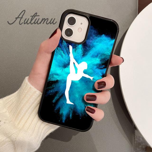 Pouzdro na telefon Dance Gymnastics pro iPhone 11 12 13 14 Pro Max mini X XR XS SE 2020 5 6S 7 8 Plus Kryt krytu Samsung Galaxy S21 S22