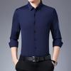 New One Piece Spring and Autumn New Men's Business Casual Long-sleeved Shirt Youth Shirt
