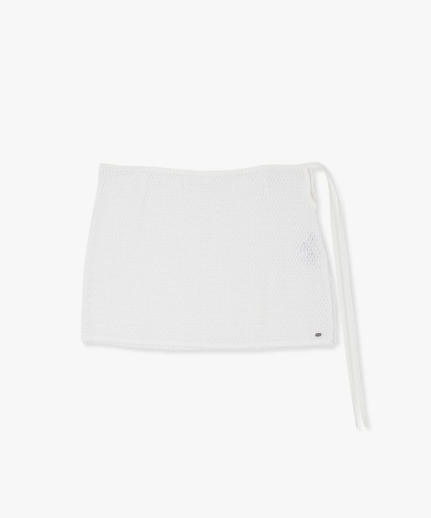 Plack Woman Crochet Wrap Skirt_2 Colors