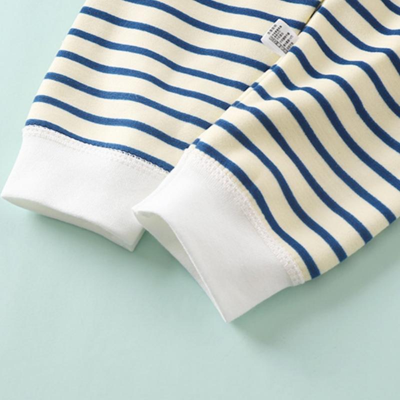 Newborn Infant Pants Thicken Keep Warm in Autumn Winter Baby Clothes Boy Girl Striped Leggings Kids Unisex Trousers
