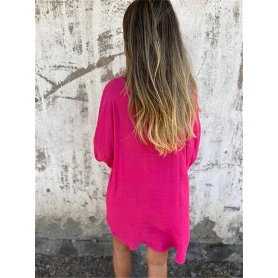 Women's shorts suit casual solid color cotton linen long sleeve wrinkle shirt and shorts two-piece set