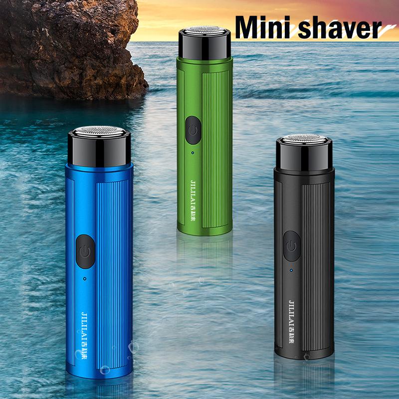 Men Mini Electric Shaver Automatic Razor Trimmer Portable Beard Knife Shaver Rechargeable Razor Travel Car Mini Shaver