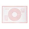 Silicone Kneading Mats with Dough Cutter Non Slip Bottom Pastry Mats for Home Kitchen