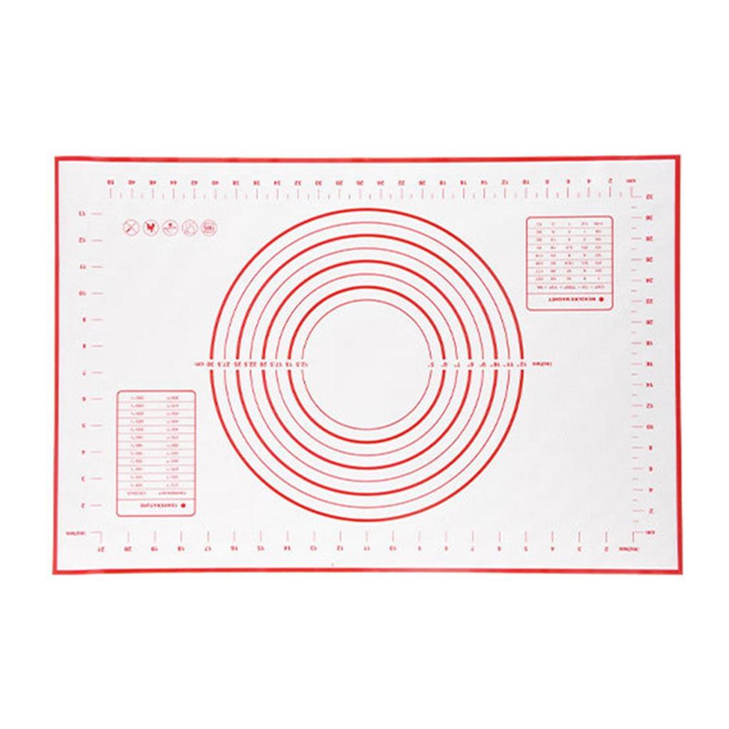 Silicone Kneading Mats with Dough Cutter Non Slip Bottom Pastry Mats for Home Kitchen