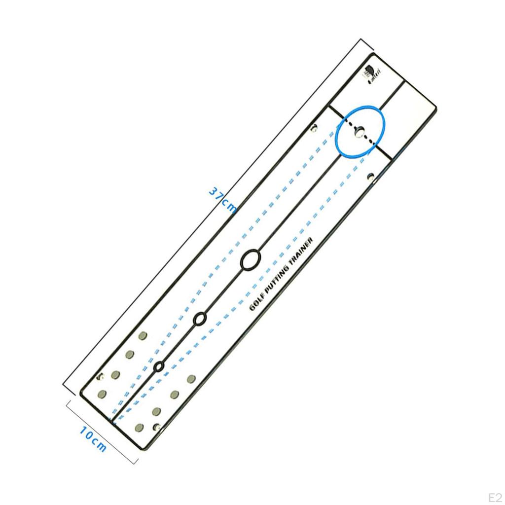 Golf Putting Alignment Mirror Putter Trainer for Indoor Outdoor