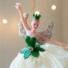 Ballet Girl Christmas Ornament Hanging  Dance Pendant Elegant Dance Pose  Indoor Holiday  Decoration