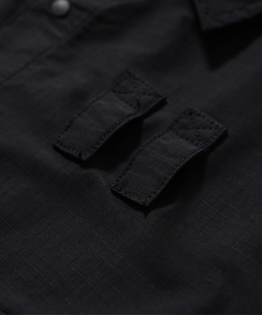 Haebeuopeudyuti Ripstop Hiker Half Sleeve Shirt (Black)