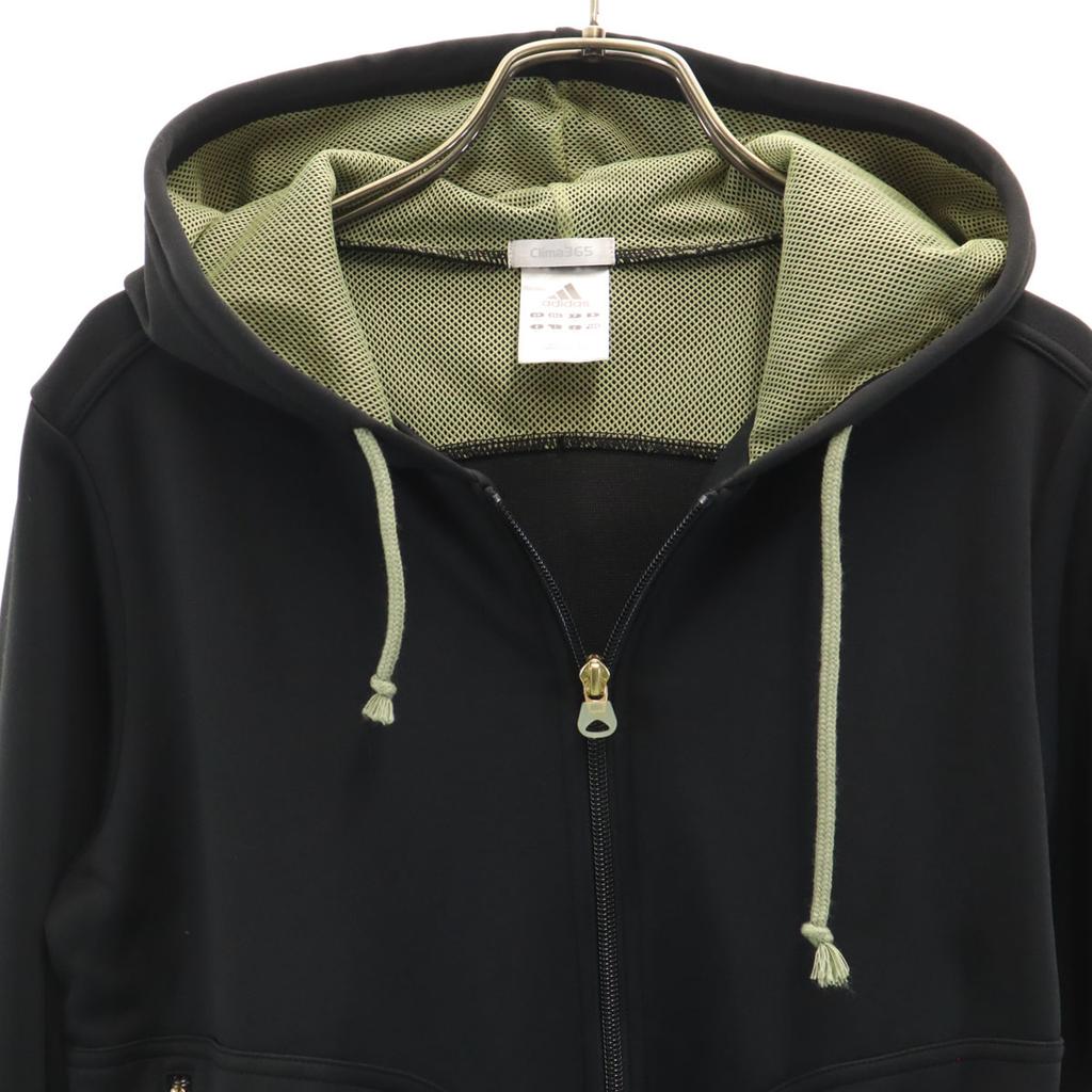 adidas Zip hoodie M Black Jersey Women Used