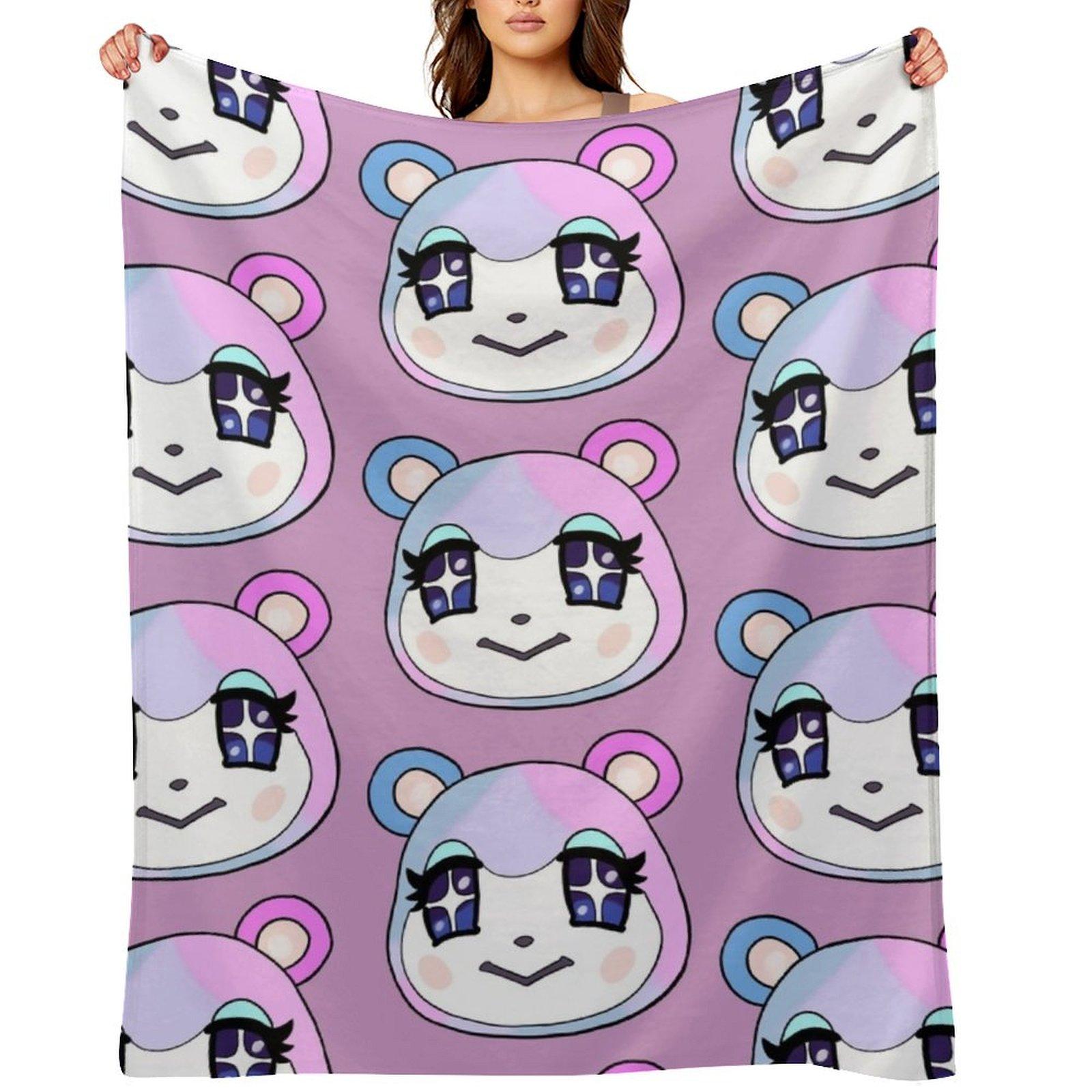 Judy Simple Throw Blanket Personalized Gift Sofa Quilt Hair Designers Blankets 30x40in