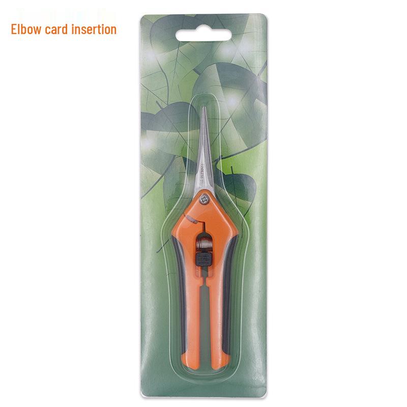 Stainless Steel Pruning Shears for Flowers, Fruit, and Vegetables - Straight Head Gardening Shears
