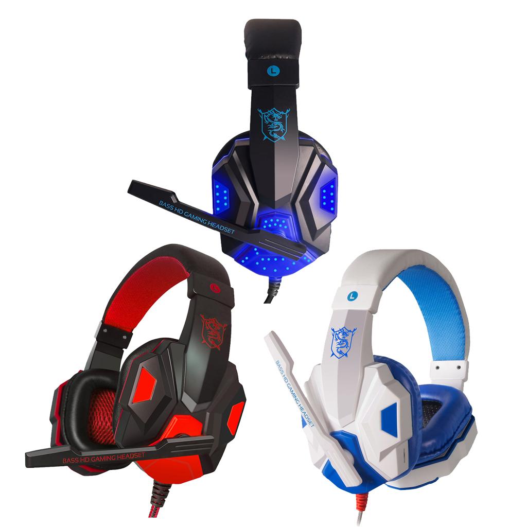 Headset with Surround Sound and Noise-Canceling Mic