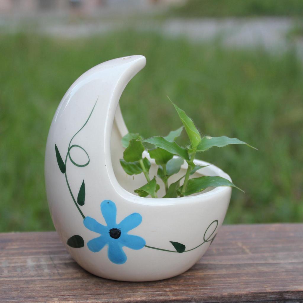 Colored Glazed Ceramic Mushroom Garden Ornaments