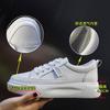 Leather Little White Shoes Autumn New Single Shoes Platform Women's Shoes Flat Shoes Casual Shoes Women's Board Shoes