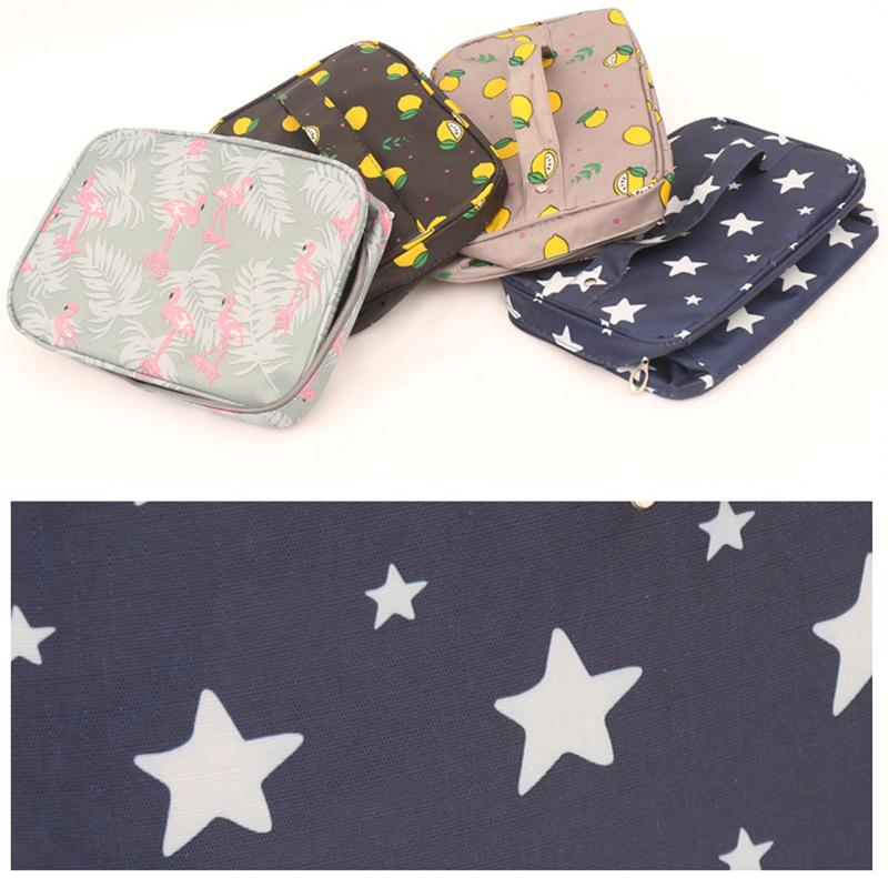 Waterproof Portable Women Makeup Bag High Capacity Toiletries Organizer Storage Cosmetic Cases Zipper Wash Beauty Pouch Travel