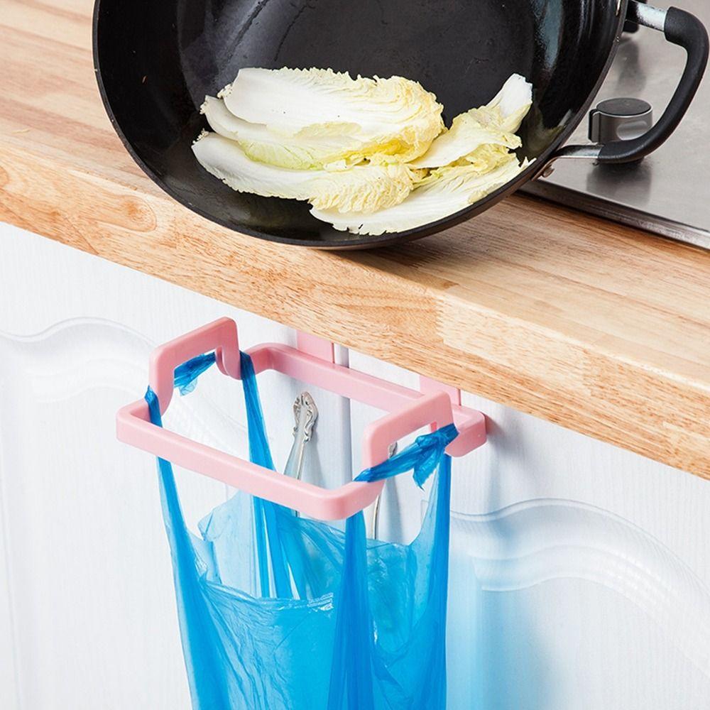 Haushaltswerkzeug Lochfreies Lagerregal Küchenzubehör Müllbeutelhalter Mülleimer Müllsackhalter