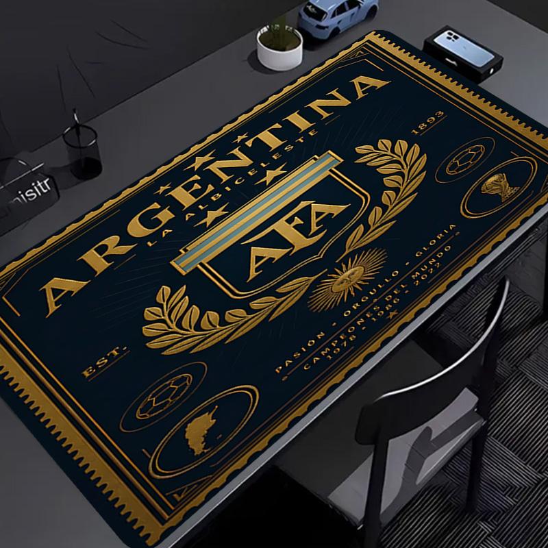 Argentina Football Mouse Pad - Non-Slip Rubber Base, Smooth Surface for Work,Gaming,Office,And Home Use, Desk Mouse Pad