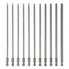 11pcs  for Torx Screwdriver Bit Magnetic With Hole Hex Shank for Electric Drill 200mm