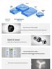 Gome Indoor Air Purifier with Negative Ion Technology for Smoke, Smog, Haze, and Formaldehyde Removal.