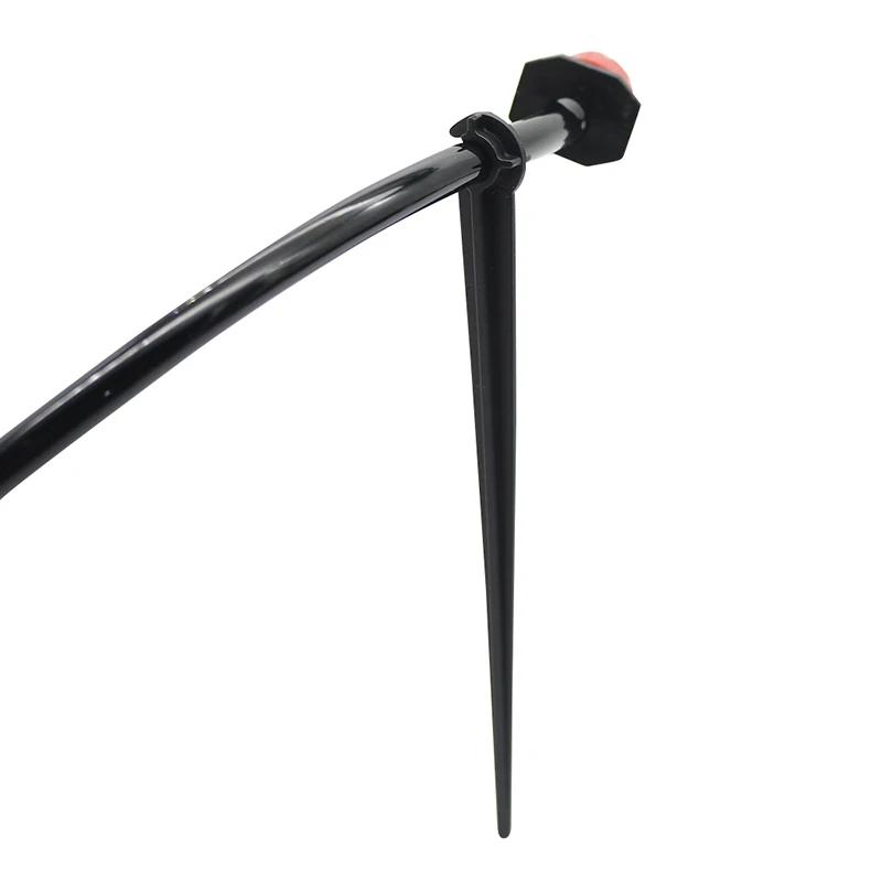 1/4 Inch Hose Bracket Garden Drip Hose "C" Shape Fixed Stems Holder Garden Irrigation Pipe Inserting Ground 50 Pcs