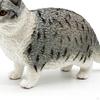 Cat Model Figurine Short Hair Cognitive Cartoon Animal Miniature Kitty Figures