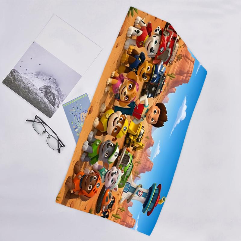 1pc Paw Paw21 Beach Towel, Beach and Seaside Swimming Pool Equipment, Fashion Pattern, Rectangular, Travel Essentials