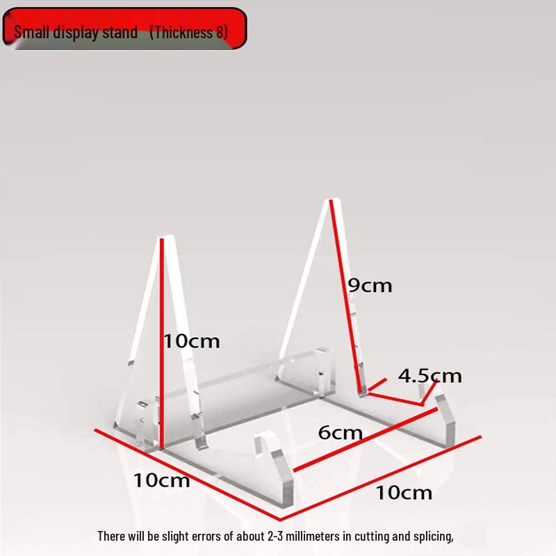 Acrylic Display Stand for Magazines, Phones, Tablets, Keyboards, Books, Photos, Frames, Bowls, Dishes, Tea Sets, and Cakes.