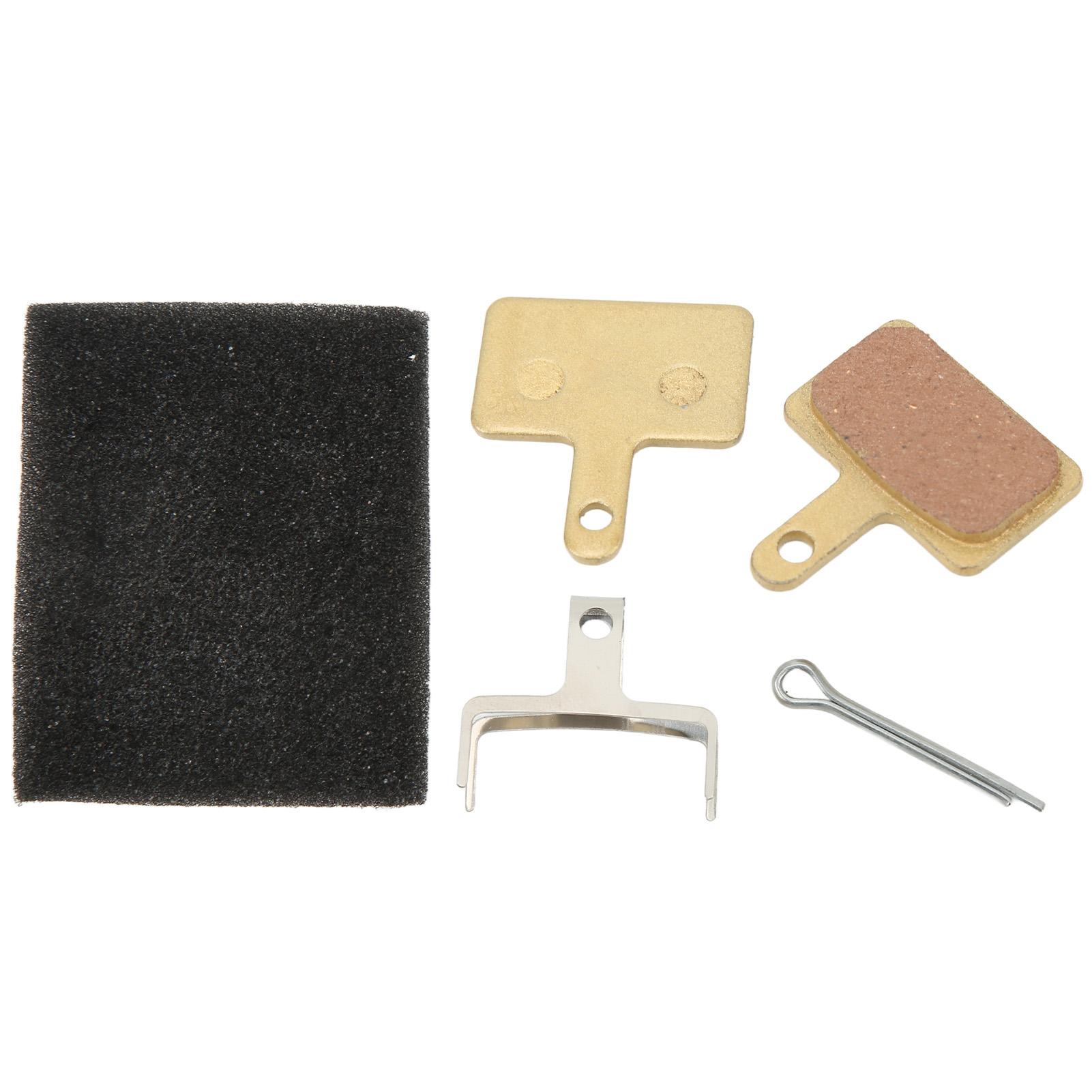 

2 Pairs Mountain Bike Disc Brake Pads Semi Metal Resin Bicycle Hydraulic Brake Pads with Spring