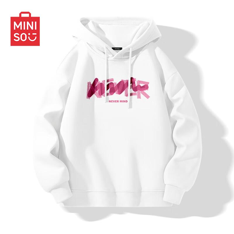 MINISO Men's American Style Oversized Hooded Sweatshirt