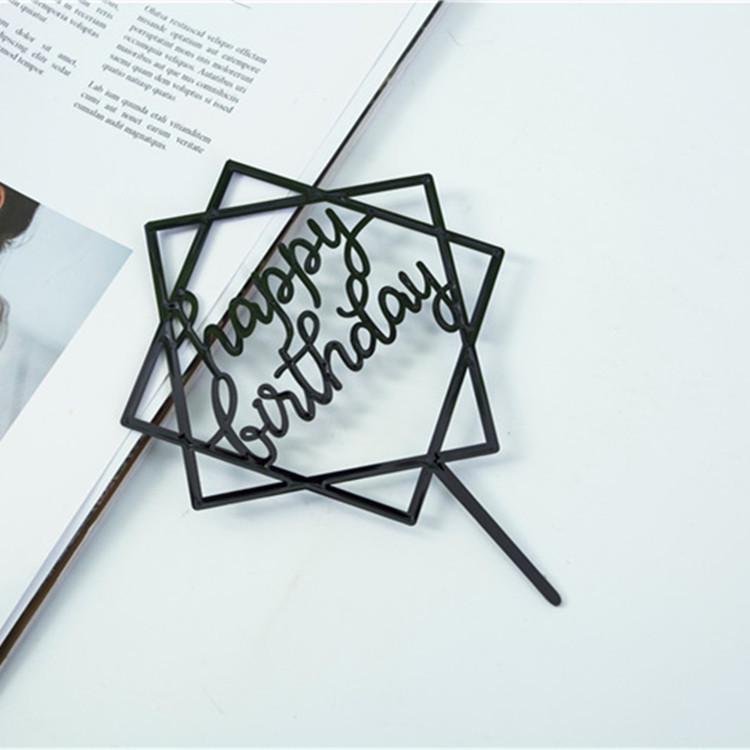 Food Grade Acrylic Cake Inserts for Birthday Wedding Decor
