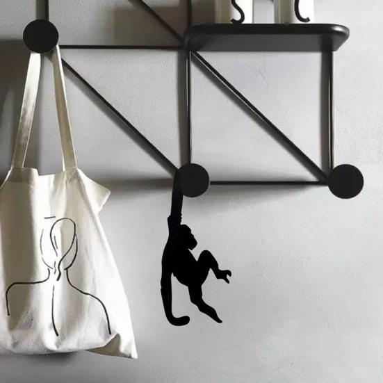 

Полезный хороший несущий декоративный легко повесить подвесной крючок в форме банана в форме животного, кухонные аксессуары, держатель для хранения