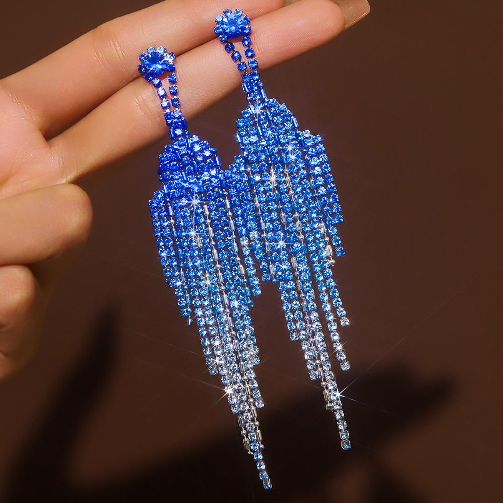 2 paia Orecchini Statement Strass Moda Orecchini Pendenti Lussuosi San Valentino